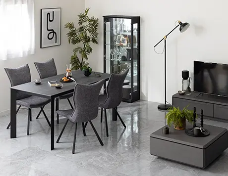 本日終了】無垢材のシンプルダイニングテーブル【ハンドメイド家具】 っぽ 