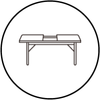 エクステテンションテーブル・伸長式テーブル