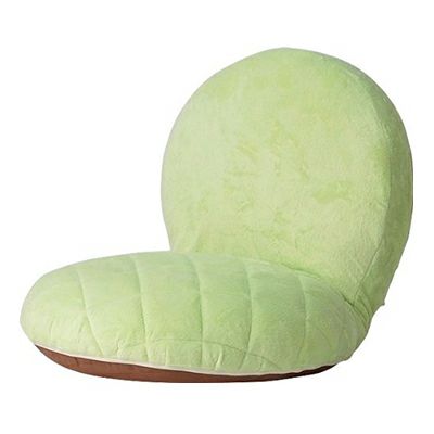メロンパン 座椅子 フロアチェア リクライニング 完成品