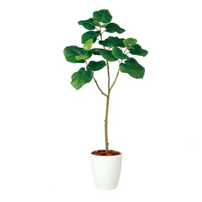 観葉植物 人工 樹木 ウンベラータ FST 高さ1200mm Sサイズ 鉢:RP-225 完成品