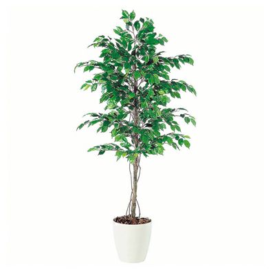 観葉植物 人工 樹木 フィッカスベンジャミナ 高さ1800mm Lサイズ 鉢:RP-300 完成品