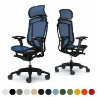 CC85MR | コンテッサ セコンダ エクストラハイバック 大型固定ヘッドレスト 座メッシュ アジャストアーム ブラックフレーム ブラックボディ オカムラ｜¥226,600の動画