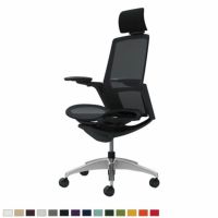 C78ABR | フィノラ エクストラハイバック 座メッシュ アジャストアーム メッキパネル ポリッシュ脚 ブラックボディオカムラ｜¥203,600の動画