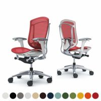 CC81BZ | コンテッサ セコンダ ハイバック 座メッシュ アジャストアーム ポリッシュフレーム ホワイトボディ ランバーサポート付き オカムラ｜¥226,400の動画