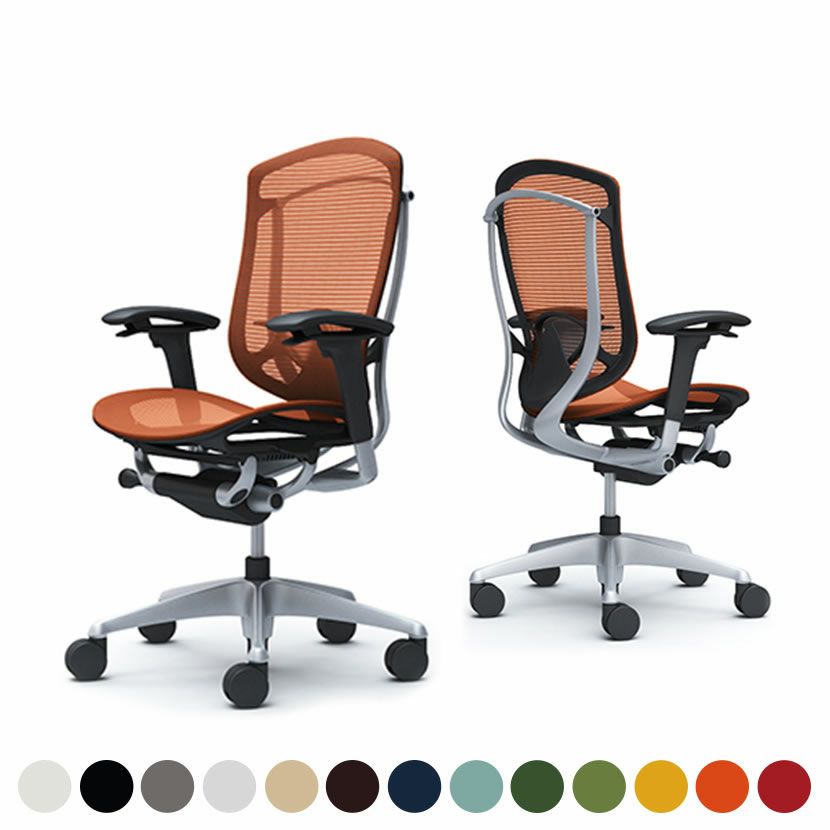 CC81GS | コンテッサ セコンダ ハイバック 座メッシュ アジャストアーム シルバーフレーム ブラックボディ ランバーサポート付き オカムラ｜¥210,200の動画