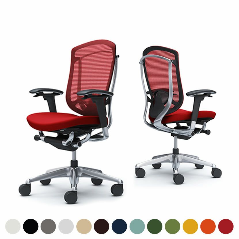 CC83BS | コンテッサ セコンダ ハイバック 座クッション アジャストアーム ポリッシュフレーム ボディ ブラックボディ ランバーサポート付き オカムラ｜¥226,400の動画