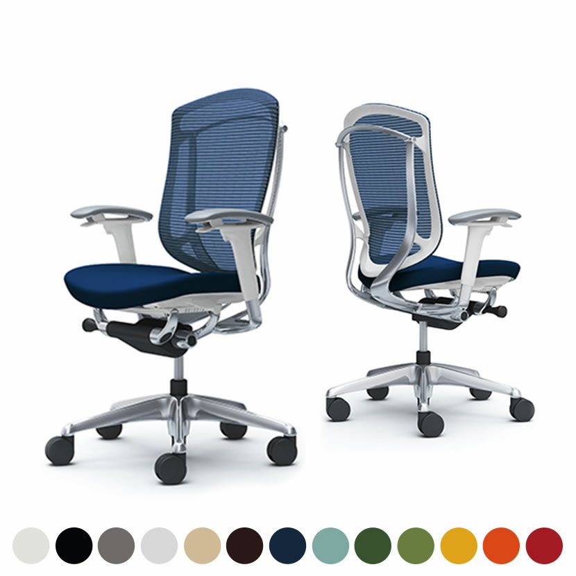 CC83BW | コンテッサ セコンダ ハイバック 座クッション アジャストアーム ポリッシュフレーム ホワイトボディ オカムラ｜¥213,600の動画