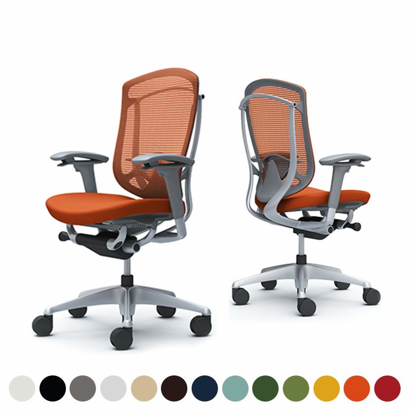 CC83GE | コンテッサ セコンダ ハイバック 座クッション アジャストアーム シルバーフレーム グレーボディ ランバーサポート付き オカムラ｜¥210,200の動画