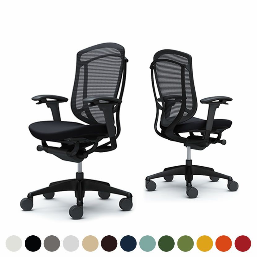 CC83MR | コンテッサ セコンダ ハイバック 座クッション アジャストアーム ブラックフレーム ブラックボディ オカムラ｜¥197,400の動画