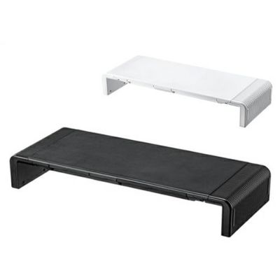 3段階横幅可変タイプ机上ラック 幅420～520×奥行200mm MR-LC804 完成品