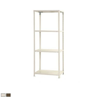 本体】スチールラック スリムラック 4段/幅700×奥行400×高さ1500mm
