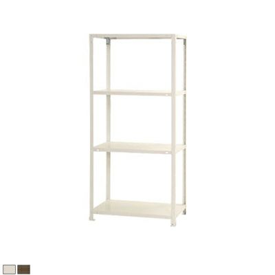 本体】スチールラック スリムラック 4段/幅700×奥行400×高さ1500mm