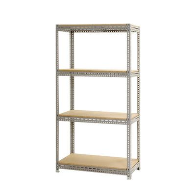 スチールボード棚 収納棚 4段 幅1200×奥行450×高さ1800mm