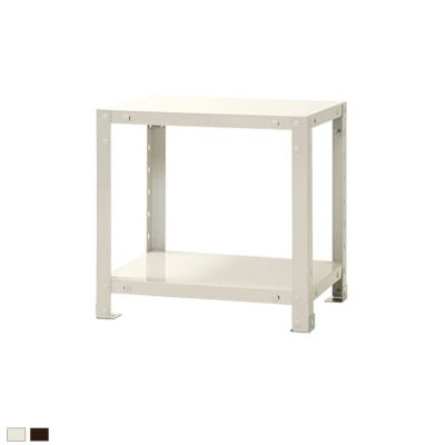 【本体】スチールラック スリムラック 40kg 2段/幅450×奥行450×高さ450mm/KT-NSTR-027