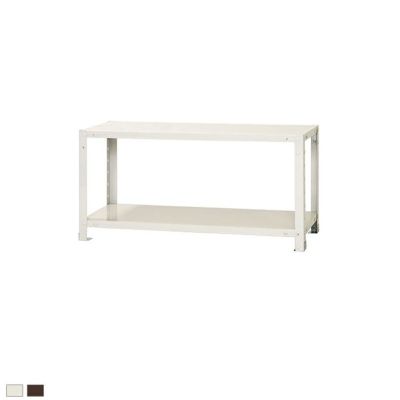 【本体】スチールラック スリムラック 40kg 2段/幅900×奥行300×高さ450mm/KT-NSTR-064