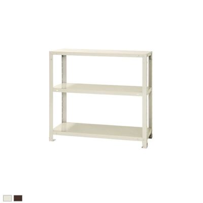 【本体】スチールラック スリムラック 40kg 3段/幅800×奥行450×高さ750mm/KT-NSTR-257