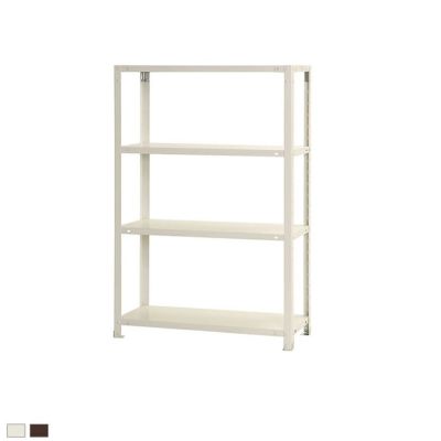 【本体】スチールラック スリムラック 40kg 4段/幅800×奥行200×高さ1200mm/KT-NSTR-453
