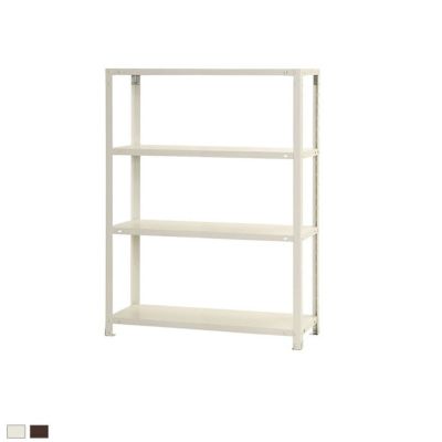 【本体】スチールラック スリムラック 40kg 4段/幅900×奥行200×高さ1200mm/KT-NSTR-463