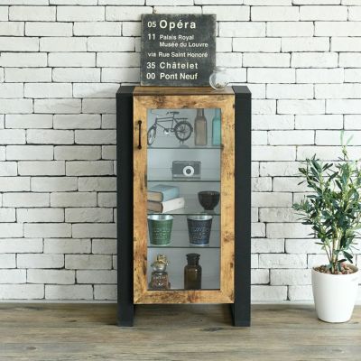 ブルックリンスタイル キャビネット コレクション ラック 5段 幅505×奥行325×高さ900mm FBR-0004-BKBR