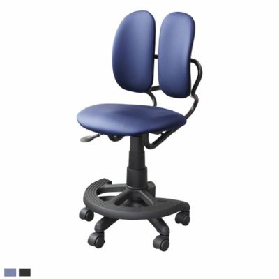 DUOREST FIT+ デュオレスト オフィスチェア 背中にフィット 背もたれスライド機能 ポリウレタン 幅470mm×奥行450～550mm×高さ790～920 座面高さ420～530mm DR-289BY