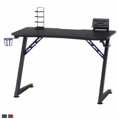 ゲーミングデスク レイズ 在宅勤務 ワークデスク 機能充実 ドリンクホルダー ヘッドフォンフック コントローラースタンド完備 幅1050×奥行600×高さ700mm