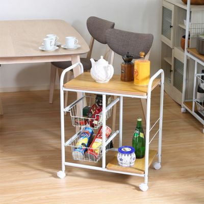 幅56cm キッチンワゴン キッチン収納・キッチンワゴン