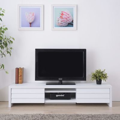 幅150cm ローボード 木目調 引出し付き 配線穴付き テレビボード テレビ台 TVボード TV台 リビング おしゃれ シンプル ナチュラル ホワイト ウォールナット