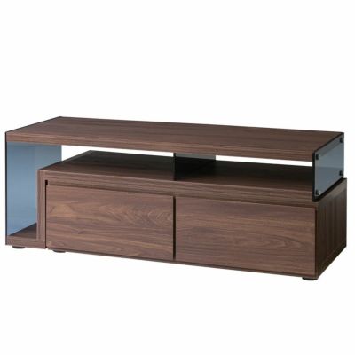 幅105-181cm テレビ台 伸縮 コーナー可 フレキシブルTVボード  カフェ風
