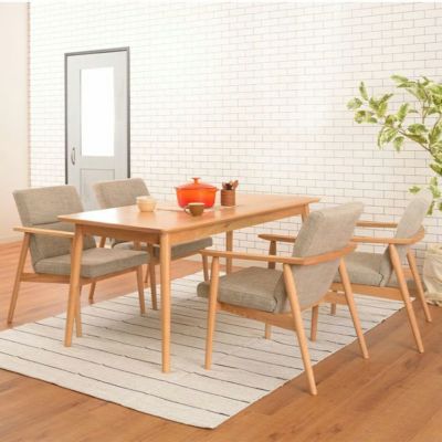 設置無料】幅155cm CHAPTER DINING TABLE 155 ダイニングテーブル 木製