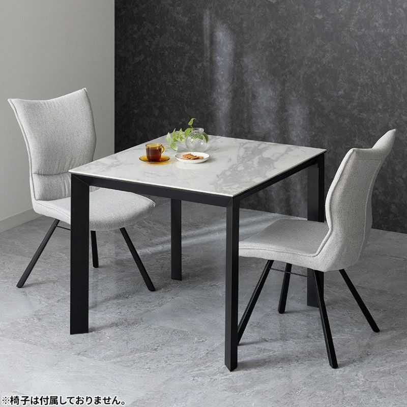 【ウララ♡】グラナダ セラミック 大理石調 ダイニングテーブル 幅90 幅90cm ダイニングテーブル グラナダ 大理石調 スチール脚