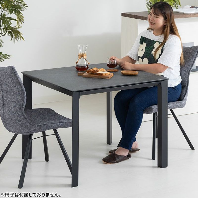 【ウララ♡】グラナダ　セラミック　大理石調　ダイニングテーブル　幅90 ダイニングテーブル セラミック グラナダ 90 | 家具インテリア