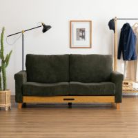 幅170cm 2.5人掛け コーデュロイ ソファ コンセント付き USBポート付き ファブリック リビングソファ おしゃれ アメリカンヴィンテージ風 ラスティック ブラウン カーキ ルンバブル｜¥72,000の動画