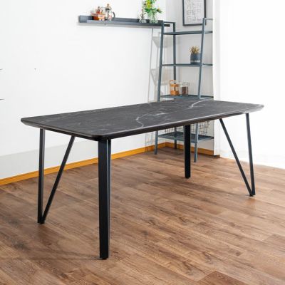 【設置無料】幅160cm セラミック ダイニングテーブル 4人用 長方形 スチール脚 食卓テーブル セラミック天板 テーブル おしゃれ シンプル モダン ブックラック ホワイト 黒 白