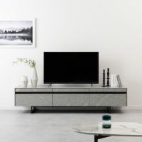 設置無料】 幅180cm テレビ台 セラミック天板 大理石風 引出し