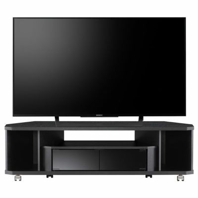 幅120cm ヌック テレビボード 薄型 コーナー キャスター付 テレビ台 モノトーン