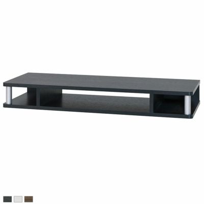 幅79cm ちょい足しラック80 木目調 テレビ パソコン モニター台 机上ラック 完成品