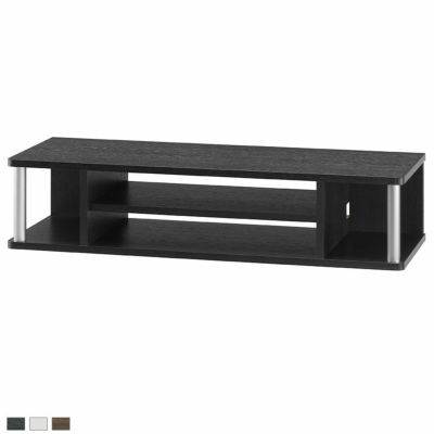 幅79cm ちょい足しラック80W 2段仕様 木目調 テレビ パソコン モニター台 机上ラック 完成品