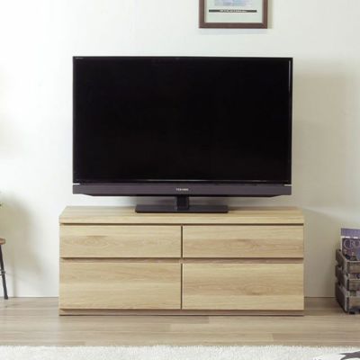 幅101cm 収納 チェスト 木目調 引き出し 収納棚 テレビボード 北欧 完成品
