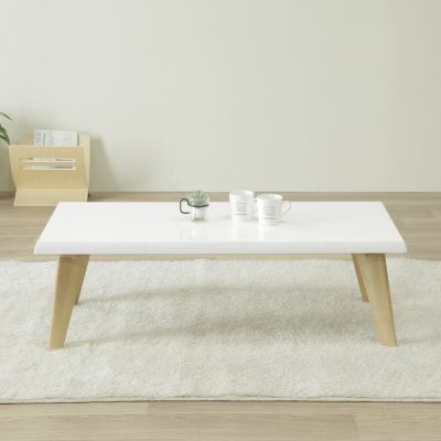 幅110cm リビングテーブル UV塗装 センターテーブル コーヒーテーブル