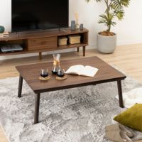 幅105cm こたつ テーブル 長方形 フラットヒーター 天然木 ローテーブル おしゃれ 家具調 シンプルモダン｜¥34,455の動画