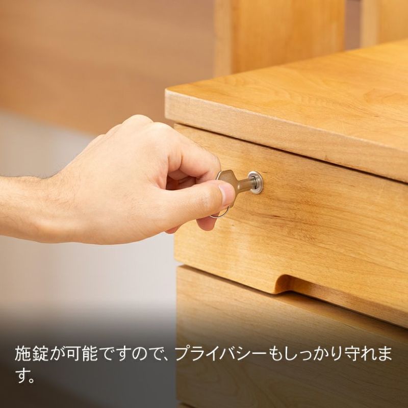 堀田木工所】幅33.1cm 薄型 デスクワゴン 日本製 ウィンディ