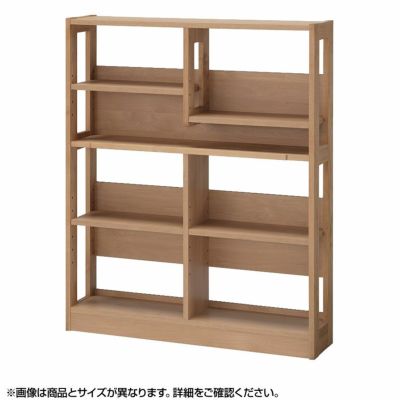 【堀田木工所】 幅90cm カルロ 45ラック デスクシェルフ 学習机 勉強机 アルダー材 自然塗装 日本製
