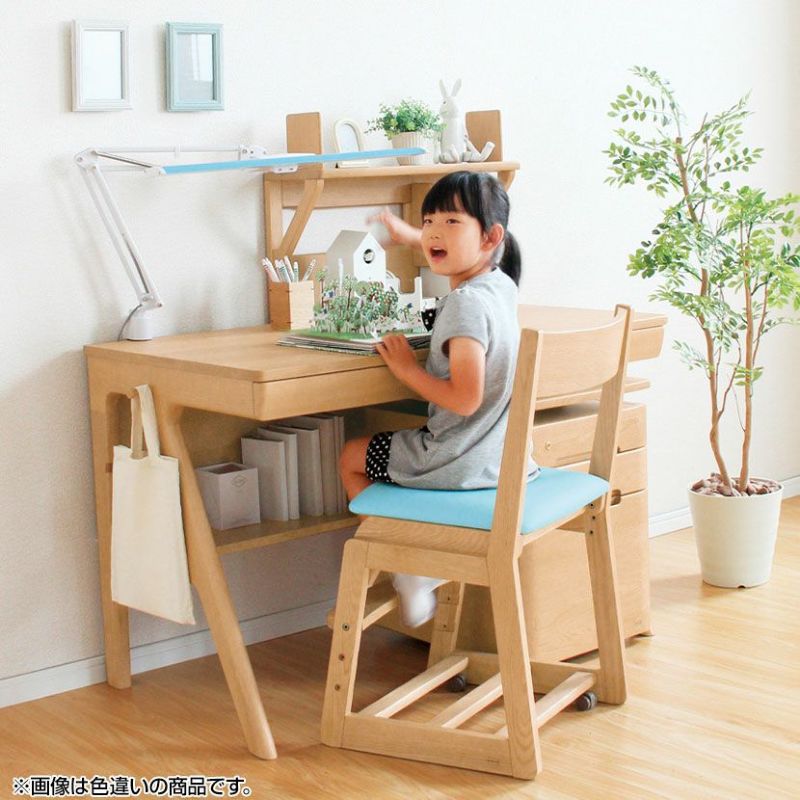 【美品 希少】浜本工芸　無垢学習デスクチェア　学習椅子 厚みのあるクッションで学習をサポート｜DSC-2800｜デスクチェア