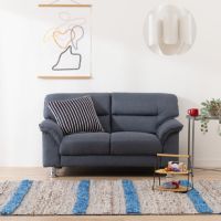 【設置無料】幅128cm 2人掛け ソファ リビングソファ ファブリック 布張り 肘付き 脚付き ローソファ 脚 取り外し可 コンパクトソファ フロアソファ リビング シンプル｜¥38,173の動画