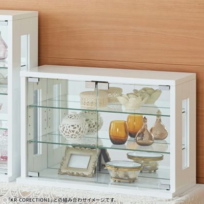 幅36cm コレクションケース ショーケース ガラスケース シェルフ