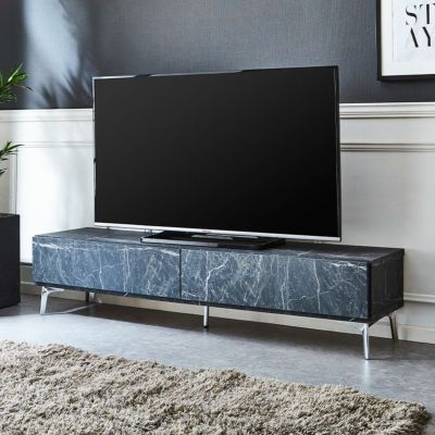 【設置無料】幅150cm 大理石調 テレビ台 日本製  収納付き 引き出し フラップ扉 テレビボード ローボード TV台 おしゃれ シンプル モダン モノトーン 白 黒 ホワイト ブラック ルンバブル