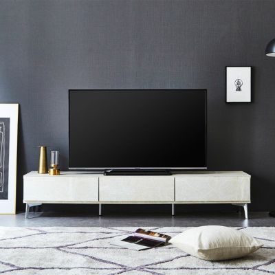 【設置無料】幅180cm テレビ台 大理石調 日本製 引き出し付き ローボード 低い テレビボード モダン tvボード おしゃれ tv台 モノトーン ホワイト ブラック 白 黒 ルンバブル