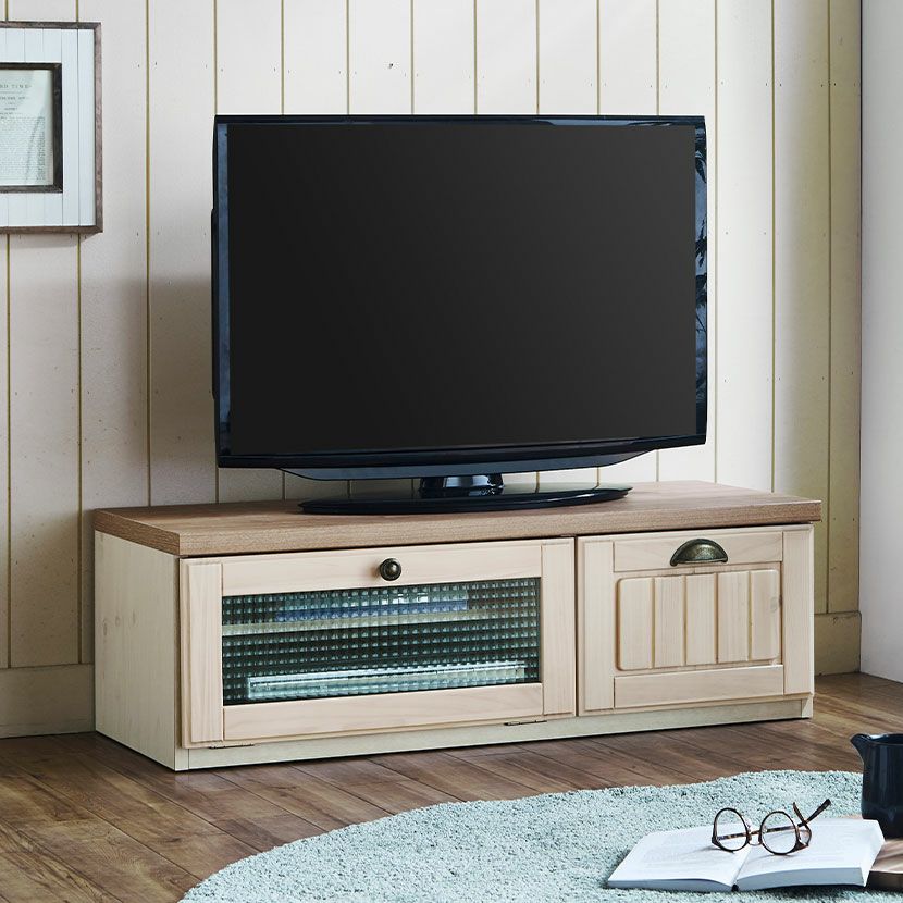 テレビボード マホガニー 180cm テレビ台 猫脚 ローボード 完成品 