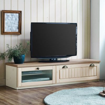 幅140cm ローボード テレビボード テレビ台 木目調 カントリー 北欧 日本製