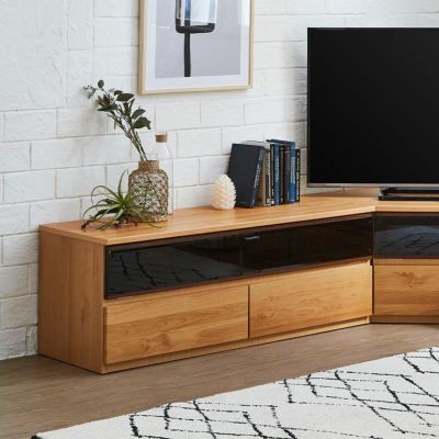 幅120cm ローボード 日本製 木目調 ガラス フラップ扉 引き出し 収納 テレビボード ロータイプ テレビ台 おしゃれ 北欧 リビング ナチュラル ブラウン